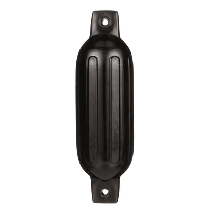 Seachoice Twin Eye Ribbed Boat Fender, Black, 1/2 in. Eye, Ideal for 10-20 Ft. Boats Default Title -Modern Boat Sales & Service