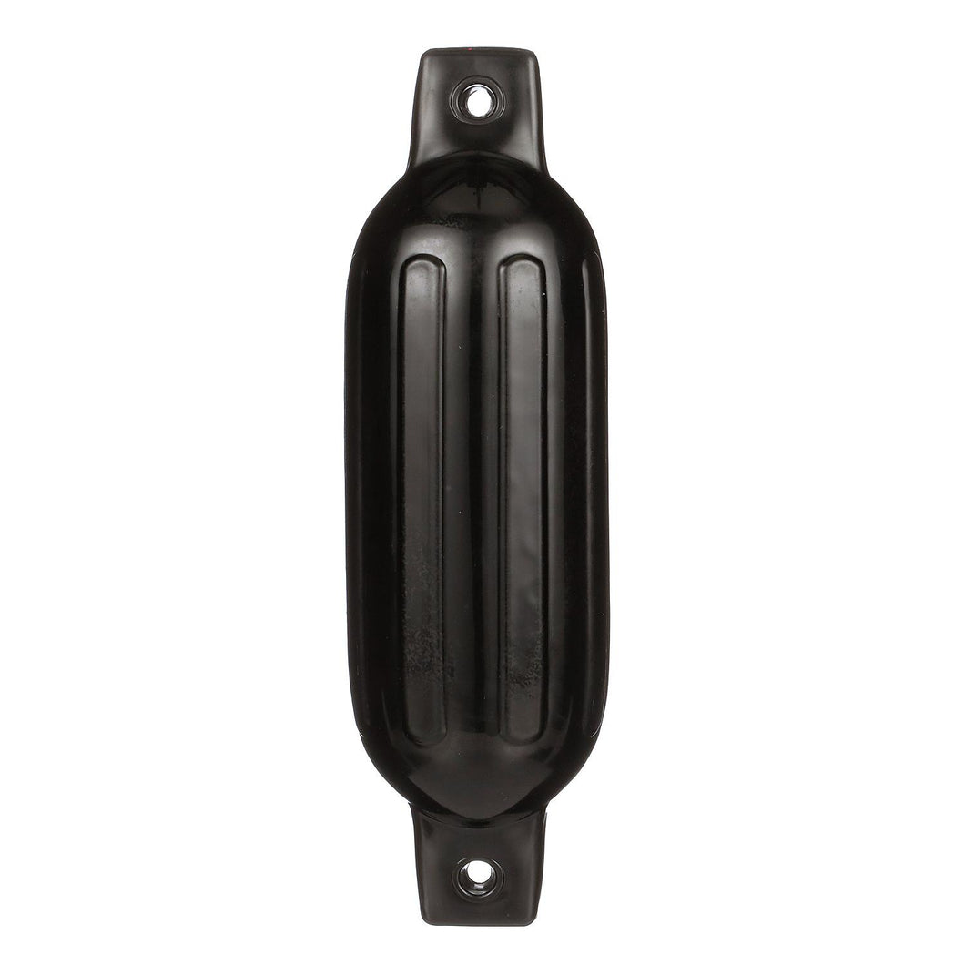 Seachoice Twin Eye Ribbed Boat Fender, Black, 1/2 in. Eye, Ideal for 10-20 Ft. Boats Default Title -Modern Boat Sales & Service