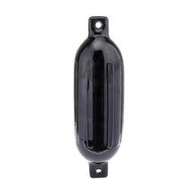 Seachoice Twin Eye Ribbed Boat Fender, Black, 6-1/2 In. X 23 In. -Modern Boat Sales & Service
