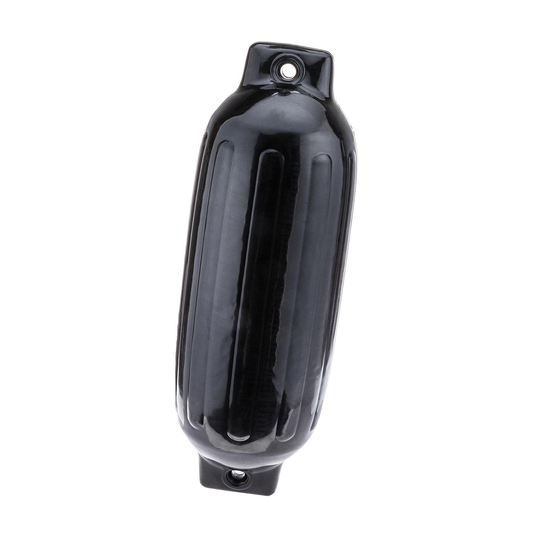 Seachoice Twin Eye Ribbed Boat Fender, Black, 8-1/2 In. X 27 In. Default Title -Modern Boat Sales & Service
