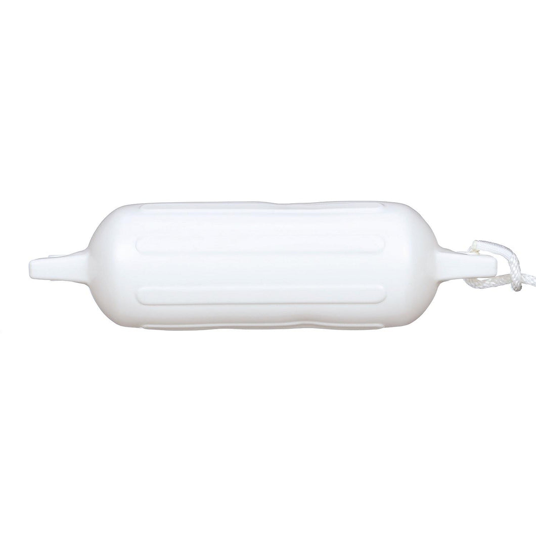 Seachoice Twin Eye Ribbed Fender Kit, Includes a Pair of MFP Fender Lines, White, 5-1/2 In. X 20 In. Default Title -Modern Boat Sales & Service