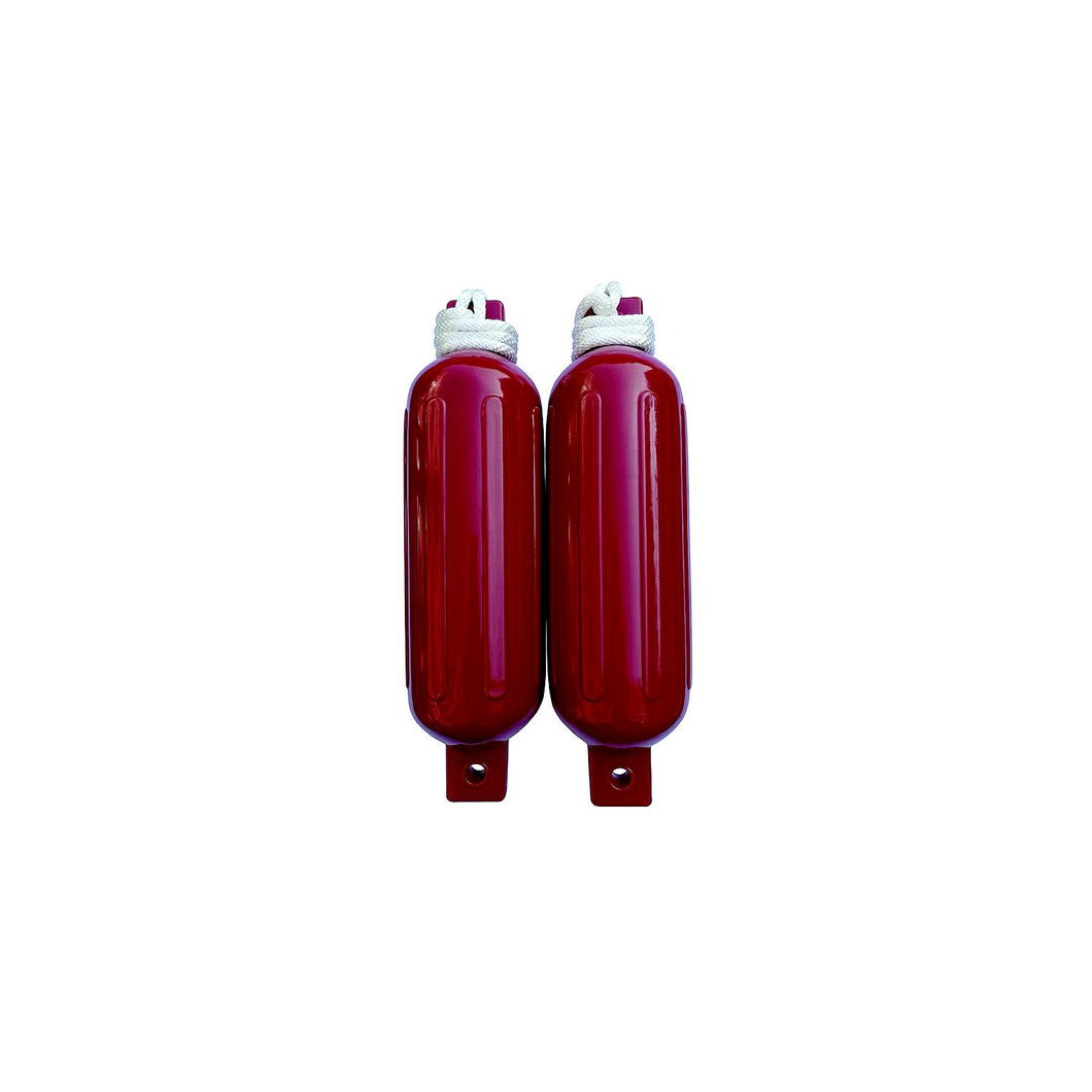 Seachoice 79256 Twin Eye Ribbed Fender Kit (Includes 2 5.5