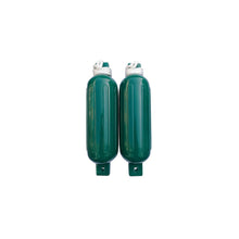Seachoice 79257 Twin Eye Ribbed Fender Kit (Includes 2 5.5" x 20" Green Fenders and 2 Matching 3/8 x 5' Fender Lines) Default Title -Modern Boat Sales & Service