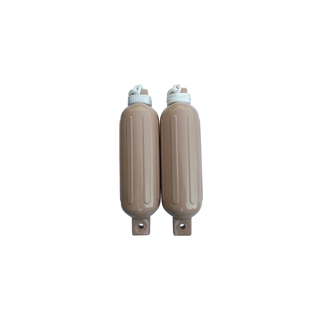Seachoice 79274 Twin Eye Ribbed Fender Kit (Includes 2 6.5