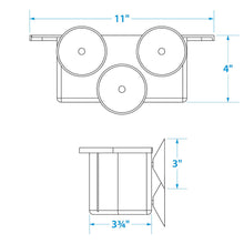 Seachoice Cockpit Organizer w/ 3 Suction Cups to Mount on Any Flat Service on Boat -Modern Boat Sales & Service