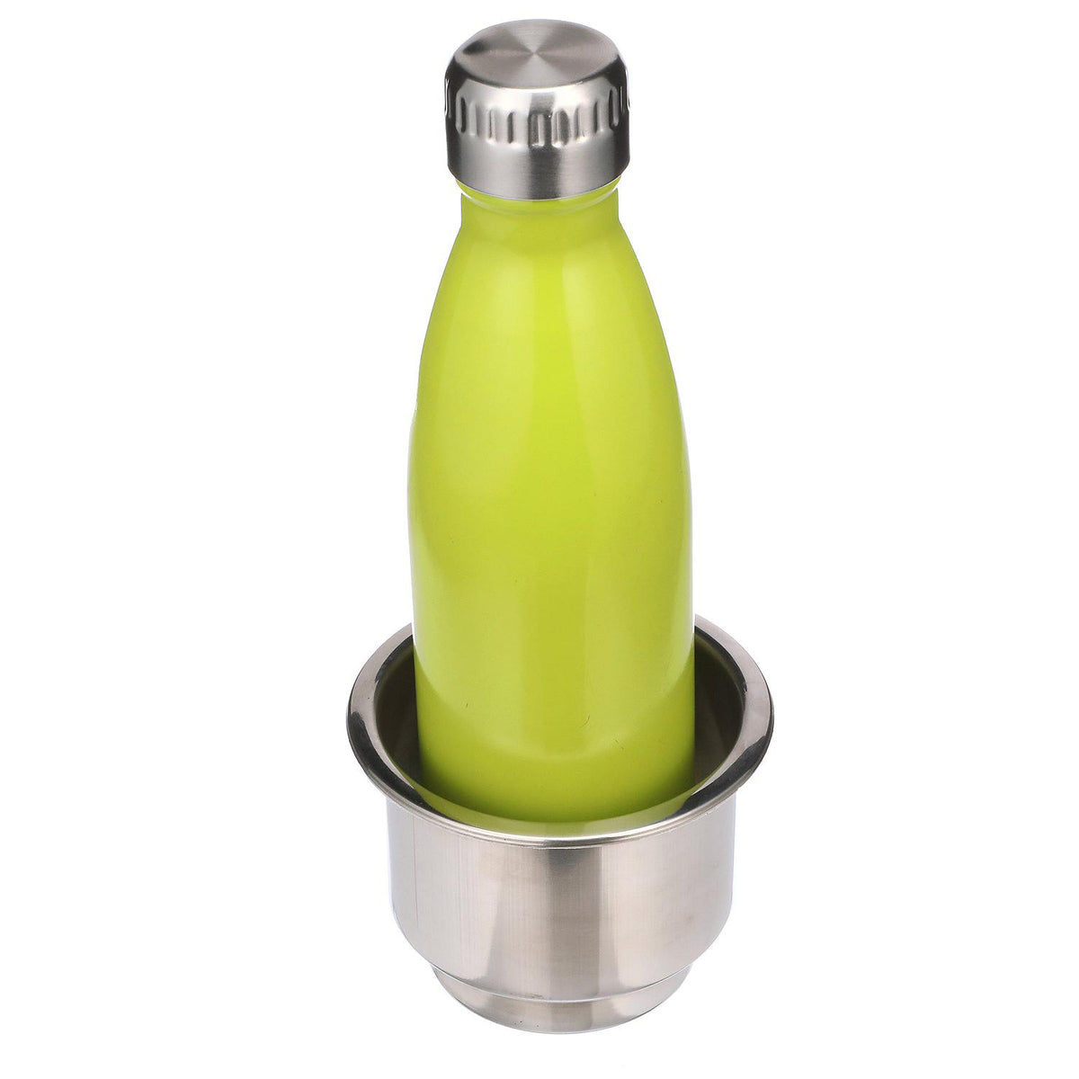 Seachoice 79371 Boat Drink Holder, Recessed, Blue LED, Stainless Steel -Modern Boat Sales & Service