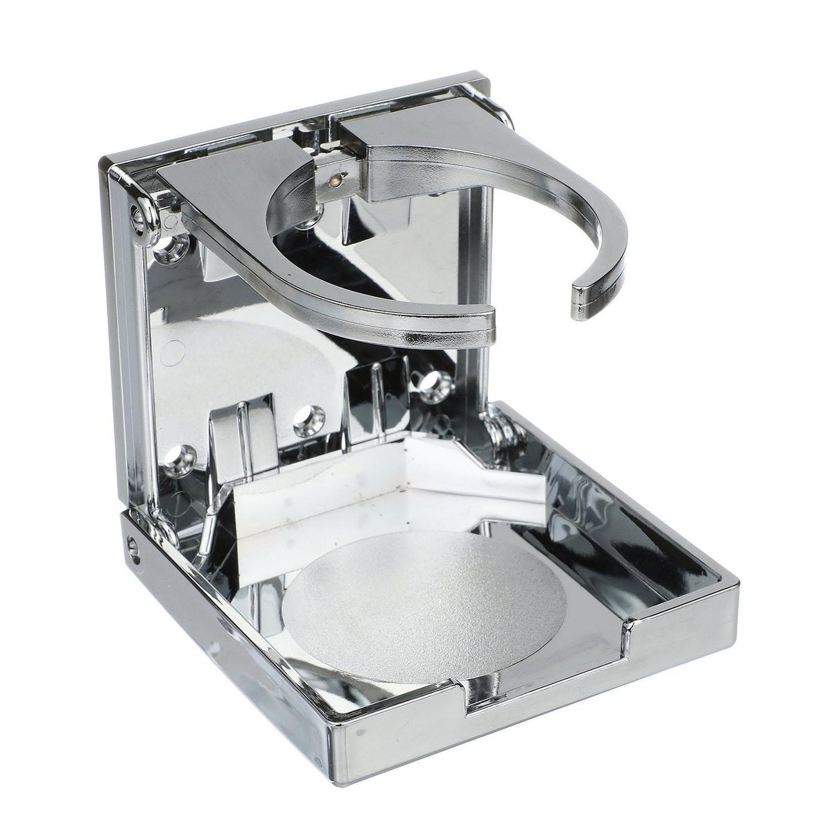 Seachoice Folding and Adjustable Drink Holder, Chrome Plated Default Title -Modern Boat Sales & Service