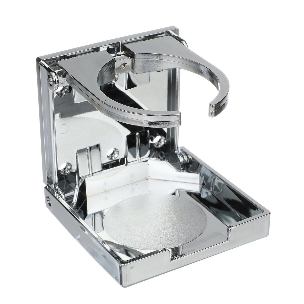 Seachoice Folding and Adjustable Drink Holder, Chrome Plated Default Title -Modern Boat Sales & Service