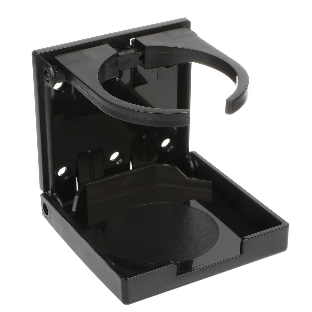 Seachoice Folding Drink Holder, Adjustable, Boat, Black Default Title -Modern Boat Sales & Service