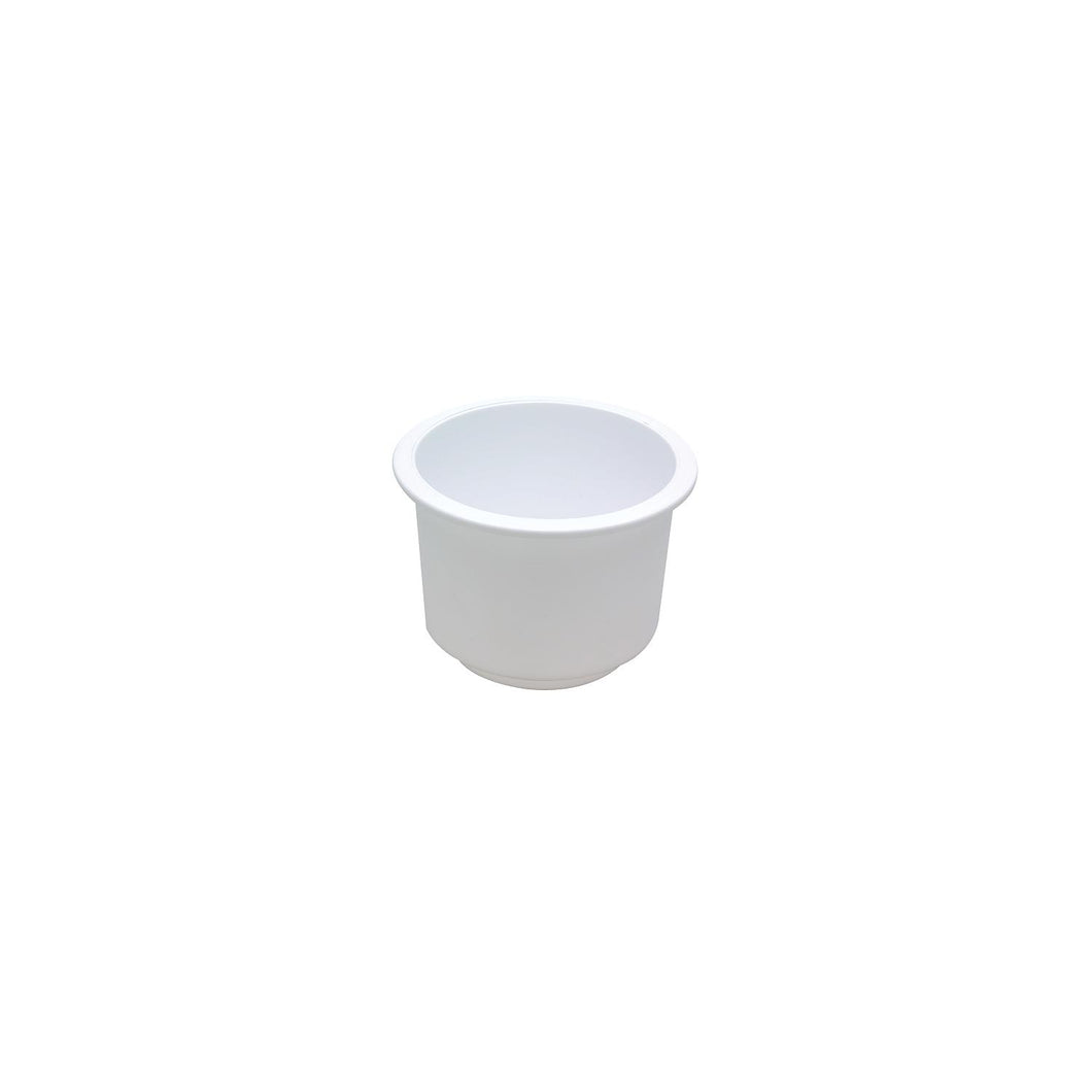 Seachoice 79490 Drink Holder - White, Large Recessed -Modern Boat Sales & Service
