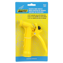 Seachoice 79601 Plastic Hose Nozzle w/ Locking Spray Lever and Stainless Steel Return Spring, Yellow, 5-1/2 In. -Modern Boat Sales & Service