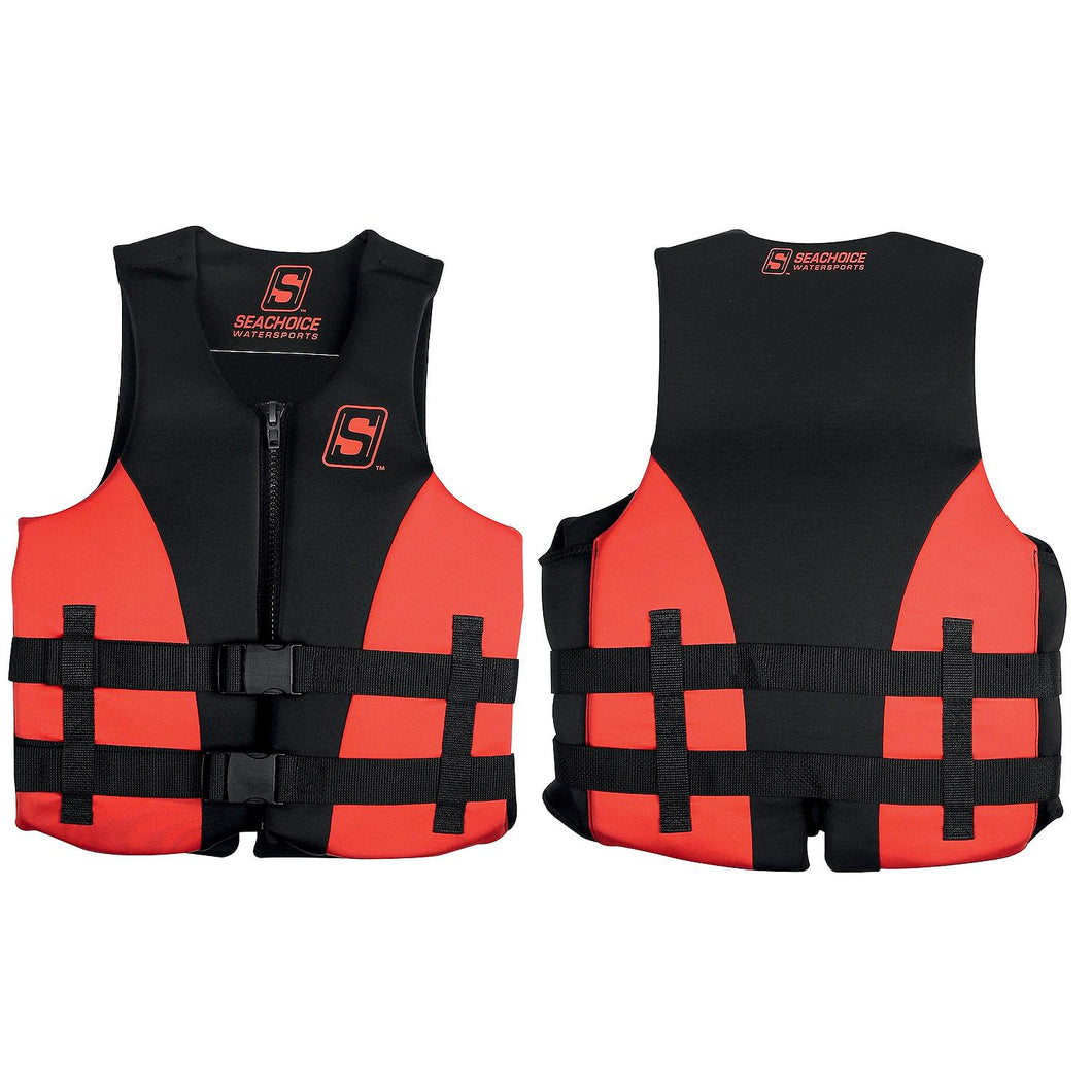 Seachoice 85108 Evoprene Multi-Sport Life Jacket - 2XL - Red/Black, Fits Chest 44-50 in, USCG Level 70 -Modern Boat Sales & Service