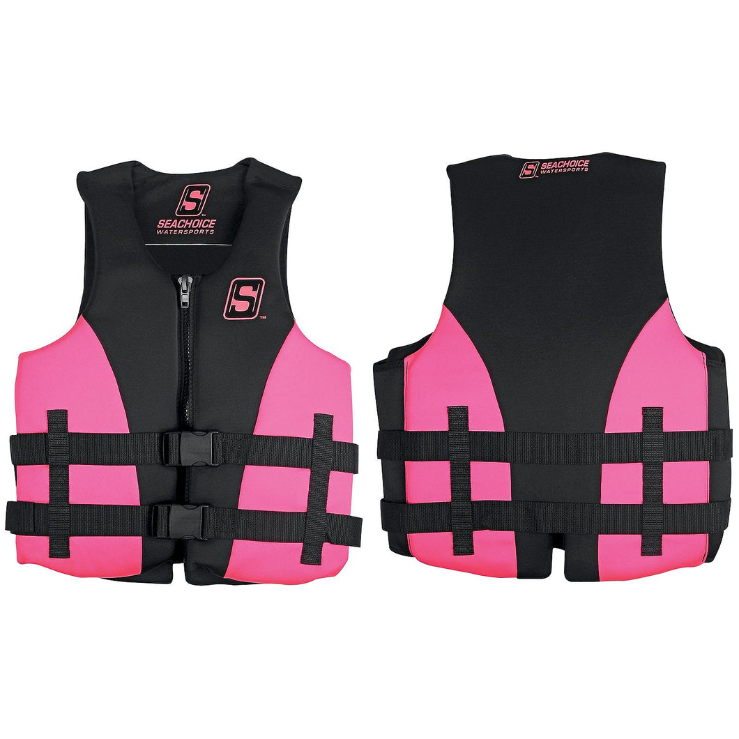 Seachoice 85119 Evoprene Multi-Sport Life Jacket - 3XL - Pink/Black, Fits Chest 50-56 in, USCG Level 70 -Modern Boat Sales & Service
