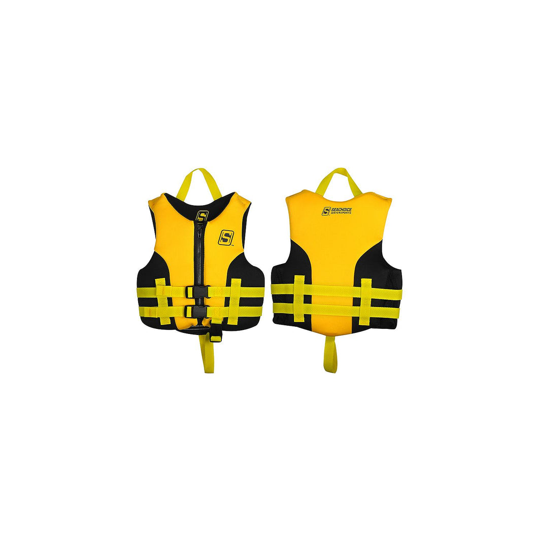 Seachoice 85121 Evoprene Multi-Sport Life Jacket - Child - Yellow/Black, USCG Level 70 -Modern Boat Sales & Service