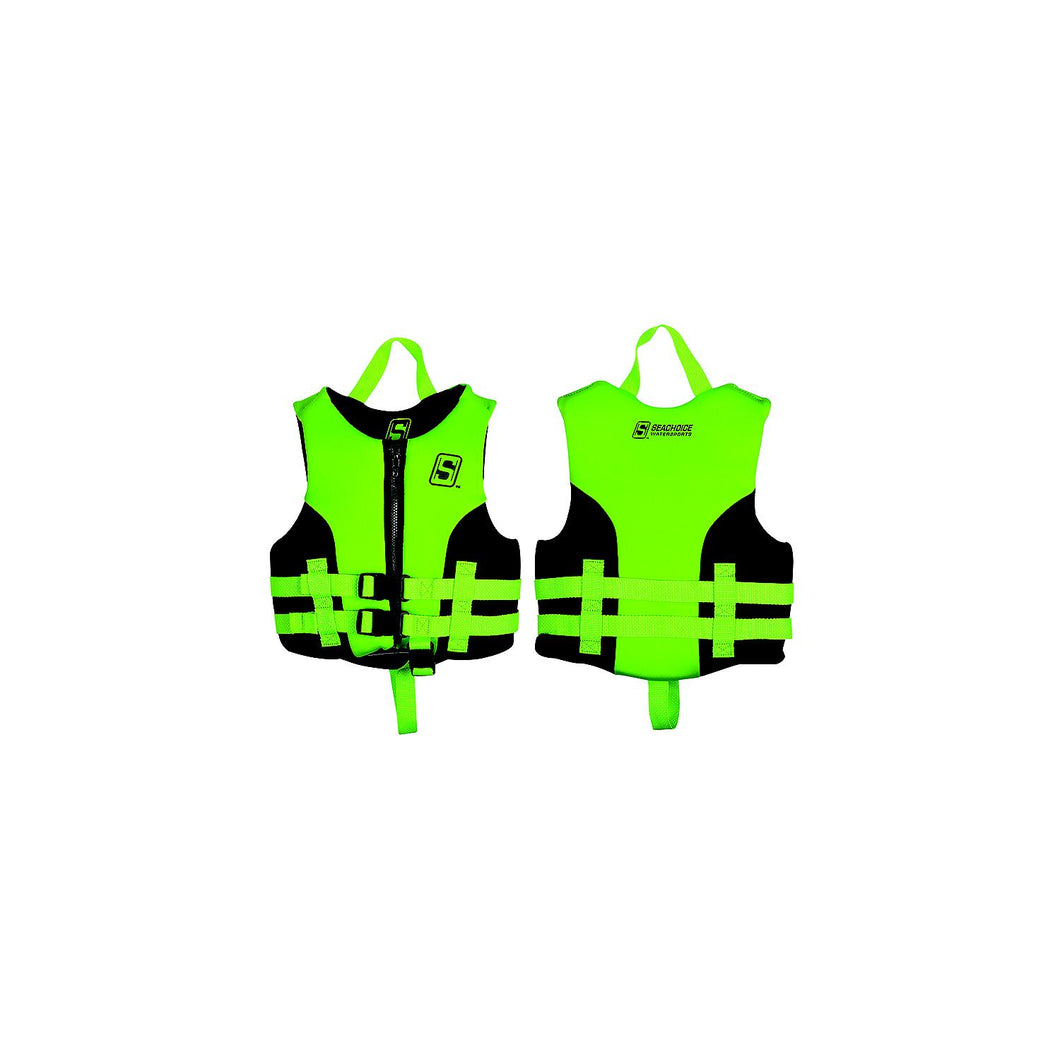 Seachoice 85141 Evoprene Multi-Sport Life Jacket - Child - Green/Black, USCG Level 70 -Modern Boat Sales & Service