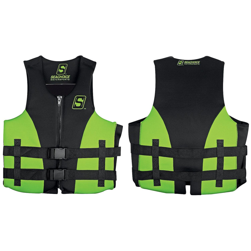 Seachoice 85148 Evoprene Multi-Sport Life Jacket - 2XL - Green/Black, Fits Chest 44-50 in, USCG Level 70 -Modern Boat Sales & Service