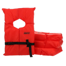 Seachoice Life Vest, Type II Personal Flotation Device, Orange, Adult, 4-Pack w/ Bag Default Title -Modern Boat Sales & Service