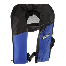 Seachoice Inflatable Personal Flotation Device (PFD), Low-Profile Life Vest, USCG Approved Type V, Adult Size, Blue/Black Default Title -Modern Boat Sales & Service