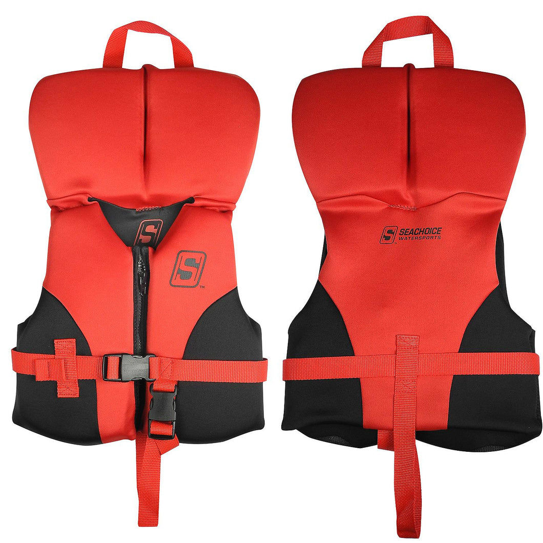 Seachoice 85950 Evoprene Multi-Sport Vest, Red/Black, Infant Default Title -Modern Boat Sales & Service