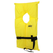Seachoice Type II Personal Life Vest Foam Flotation Device, Yellow, Adult XL Default Title -Modern Boat Sales & Service