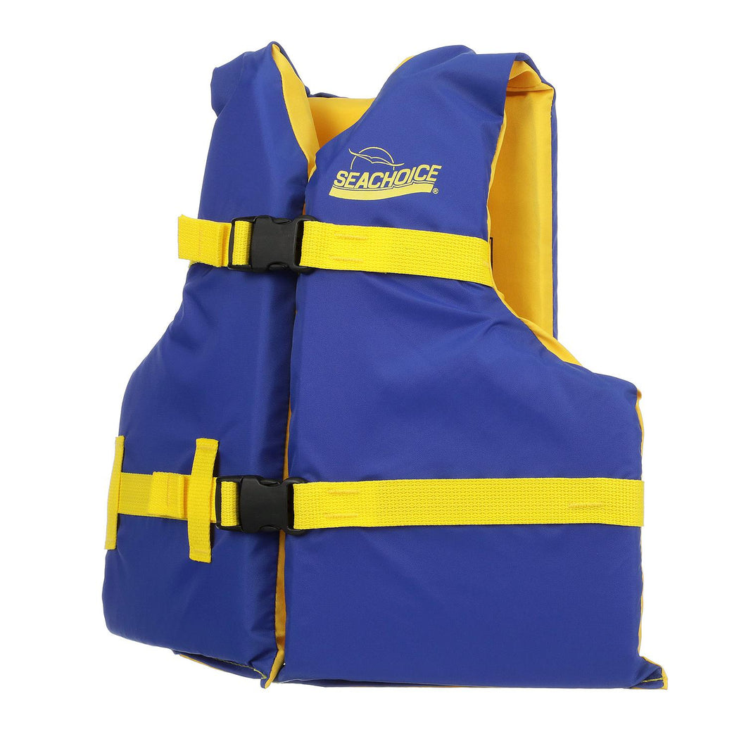 Seachoice Type III Personal Flotation Device, Blue/Yellow, For Youth Default Title -Modern Boat Sales & Service
