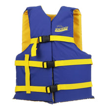 Seachoice Level 70 Life Jacket, Adjustable Boat Vest, Blue/Yellow, Universal Adult, Over 90 Lbs. -Modern Boat Sales & Service