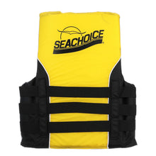 Seachoice 86410 Level 70 Life Jacket, Deluxe Adjustable 4-Belt Ski Vest, Yellow and Black, Size S/M: 32-40 in. Chest -Modern Boat Sales & Service