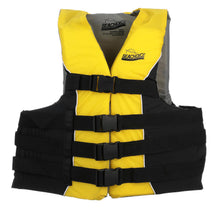 Seachoice 86430 Level 70 Life Jacket, Deluxe Adjustable 4-Belt Ski Vest, Yellow and Black, Size XXL/XXXL, 50-60 in. Chest -Modern Boat Sales & Service