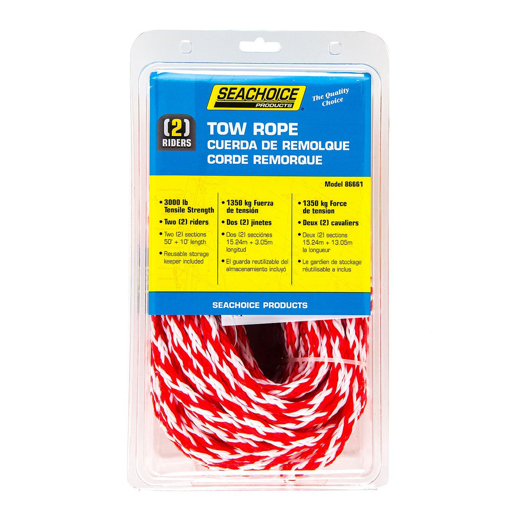 Seachoice Tow Rope 3,000 Tensile Strength, 60 Ft. Default Title -Modern Boat Sales & Service