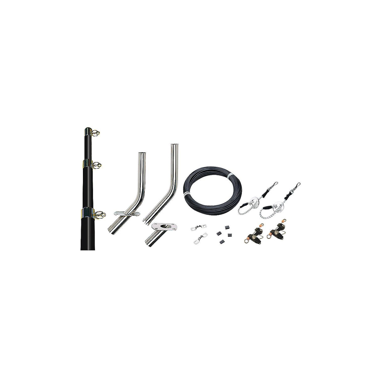 Outrigger Kit-15' Black/Gold-Complete -Modern Boat Sales & Service