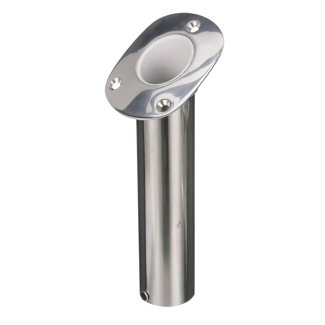 Seachoice Fishing Rod Holder, Cast Stainless Steel, 30 Degree Gunnel Mount Default Title -Modern Boat Sales & Service