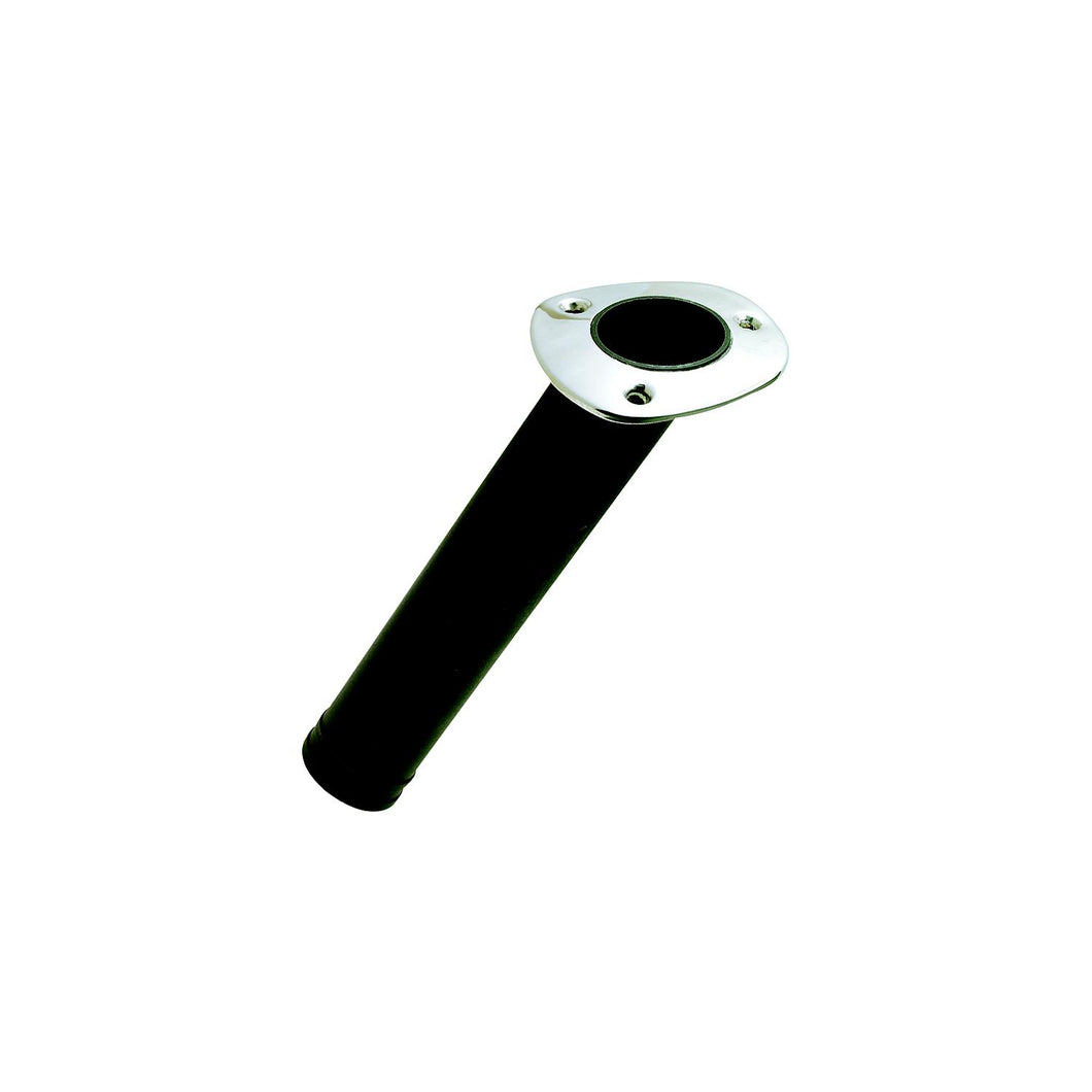 Seachoice 30 Degree Plastic Rod Holder With Stainless Steel Flange -Modern Boat Sales & Service