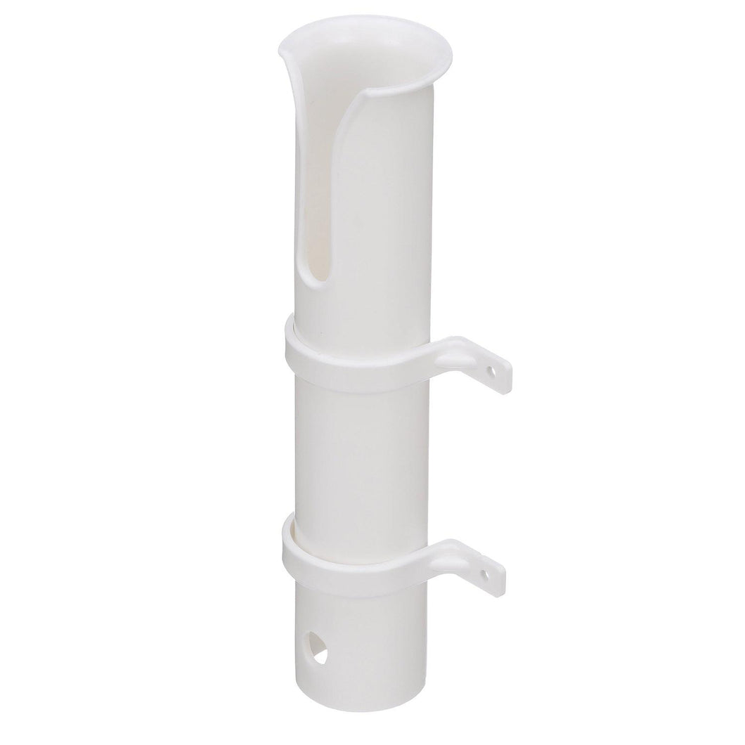 Seachoice Side Mount Rod Holder, PVC, White Default Title -Modern Boat Sales & Service