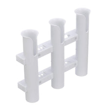 Seachoice Fishing 3-Rod Storage Rack, Holds 3 Fishing Rods With Slots for Knives and Pliers, White Default Title -Modern Boat Sales & Service
