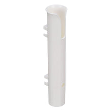 Seachoice Side Mount Rod Holder, Single, PVC, White Default Title -Modern Boat Sales & Service