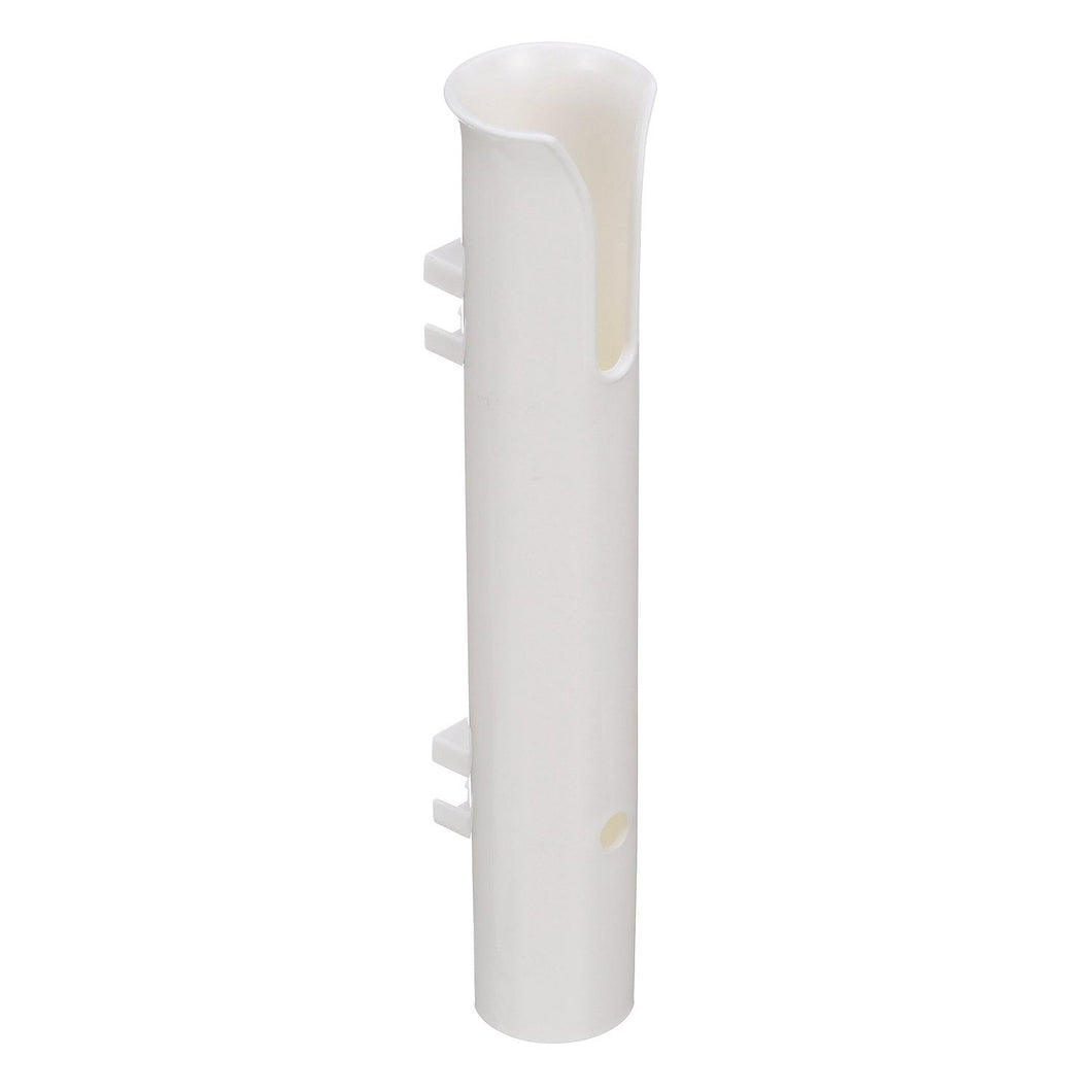 Seachoice Side Mount Rod Holder, Single, PVC, White Default Title -Modern Boat Sales & Service