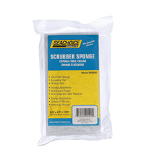 Seachoice Scrubber Sponge, Dual Purpose Light Scrubbing and Cleaning, 6-1/2 in. X 3-1/2 in. X 1-1/4 in. -Modern Boat Sales & Service