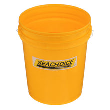 Seachoice 5-Gallon Plastic Bucket w/ Metal Handle, Yellow Default Title -Modern Boat Sales & Service