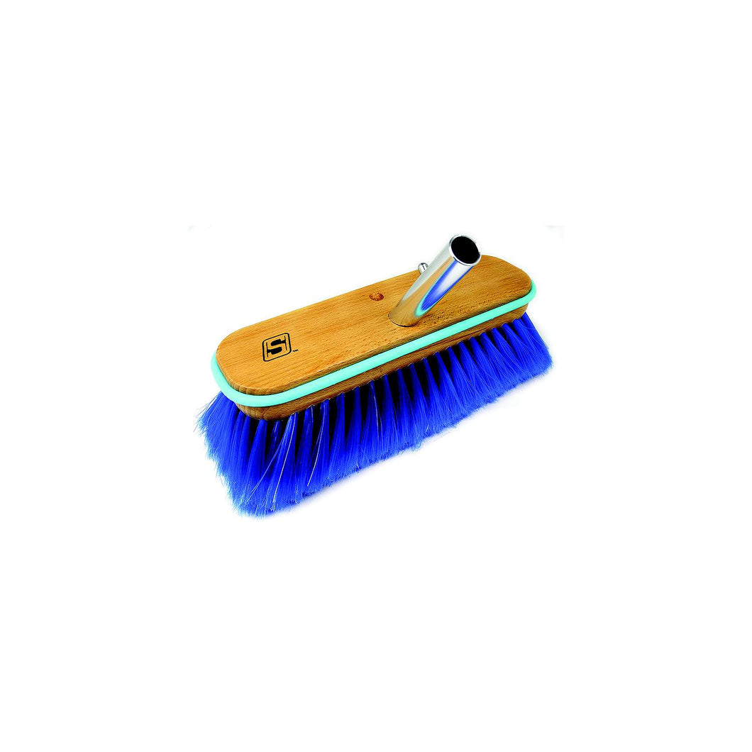 Seachoice 90461 Deck Brush with Bumper - Wood, Size: 10