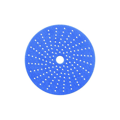 Seachoice 91840 Multi-Hole Blue Ceramic blend Hook-and -Loop Discs, Grade: 40, Size: 6