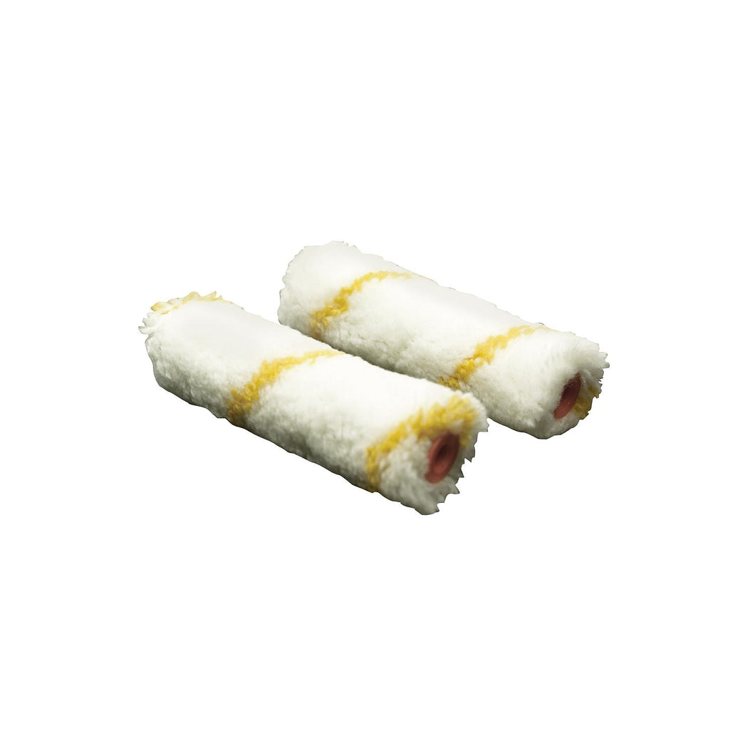 Seachoice 92926 Mini Roller Components, Acrylic, Yellow Stripe, 6