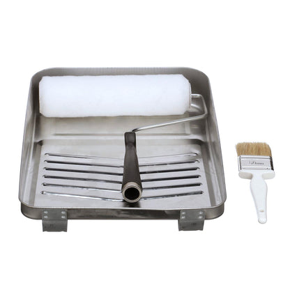Seachoice 4-Piece Metal Paint Kit, 9 in. Wire Frame, 2 in. Double Wide Chip Brush, 9 in. Roller, Paint Tray -Modern Boat Sales & Service