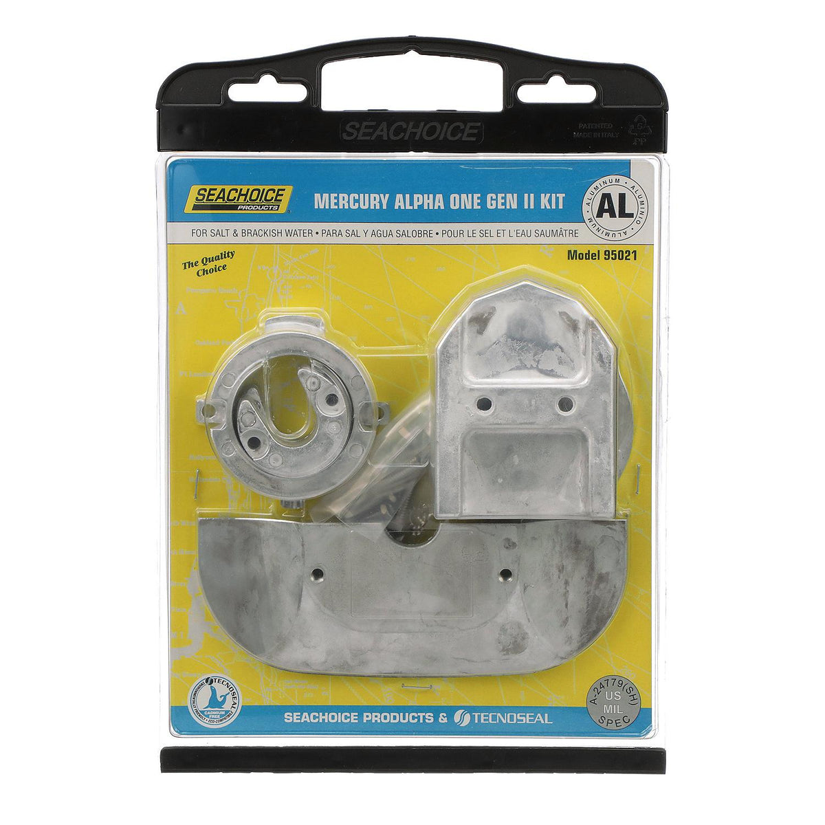 Seachoice 95021 Anode Kit, Mercruiser Alpha One Gen II (1991 & Newer), Aluminum, Cadmium-Free, Environmentally Friendly -Modern Boat Sales & Service