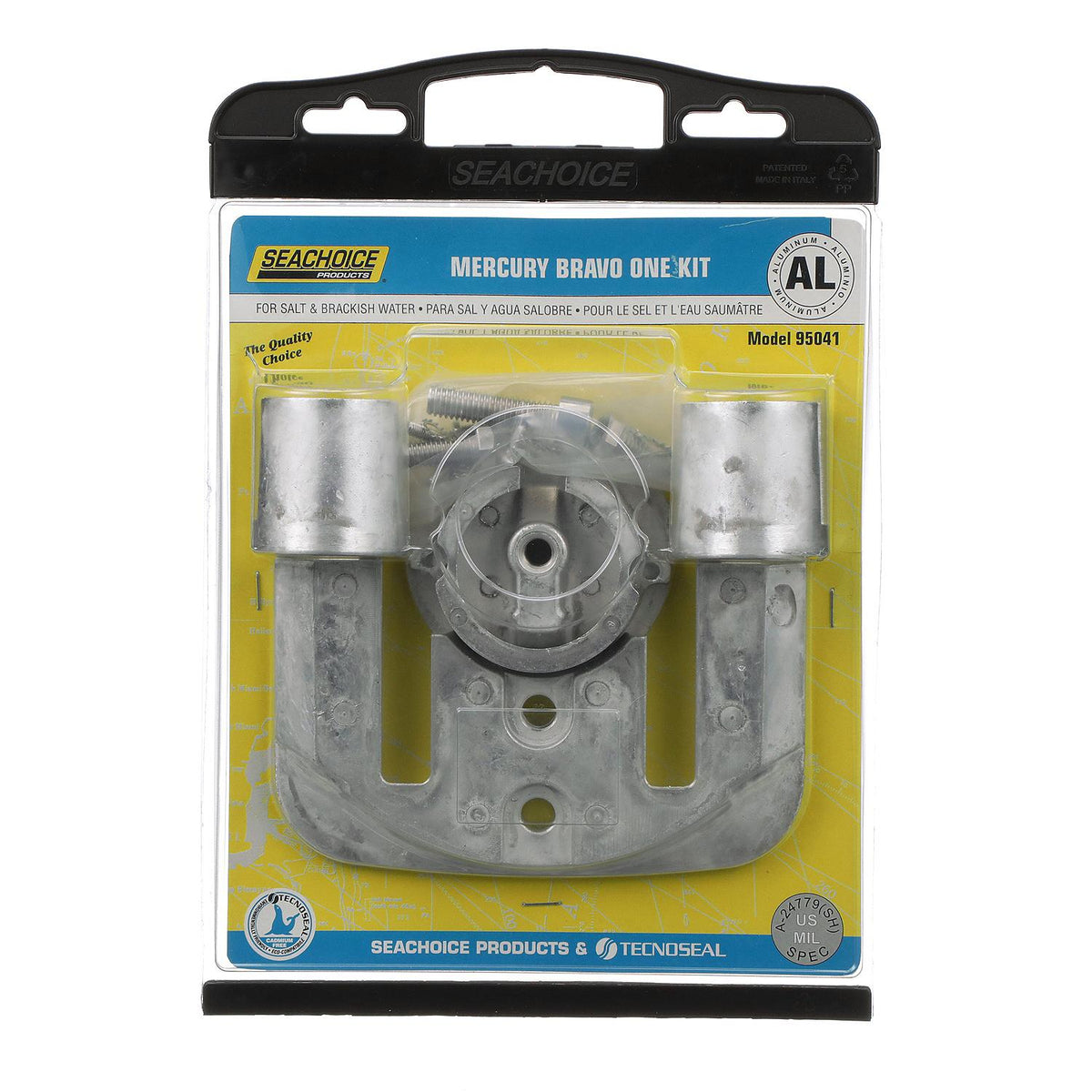 Seachoice 95041 Anode Kit, Mercruiser Bravo One, Aluminum, Cadmium-Free, Environmentally Friendly Default Title -Modern Boat Sales & Service
