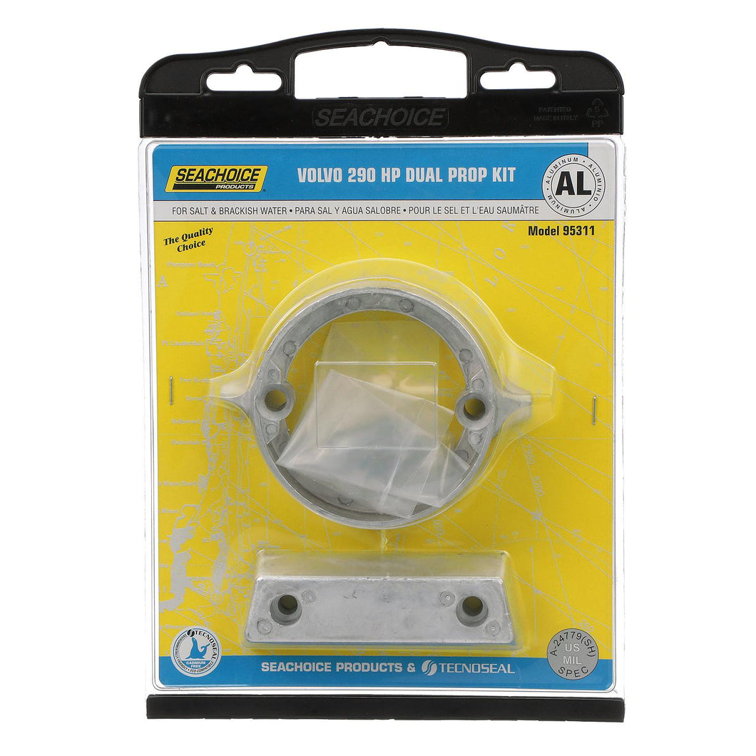 Seachoice Anode Kit, Volvo 290hp Dual Prop, Aluminum, Cadmium-Free, Environmentally Friendly Default Title -Modern Boat Sales & Service