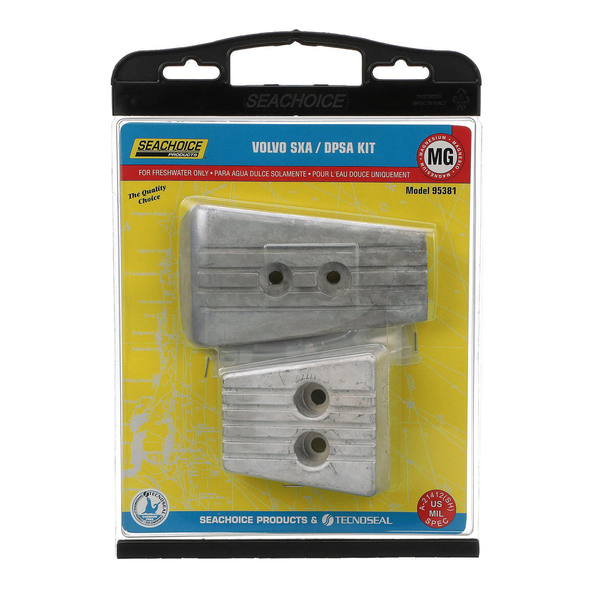 Seachoice 95381 Volvo Anode Kit, Magnesium, Fits SXA/DPSA Default Title -Modern Boat Sales & Service
