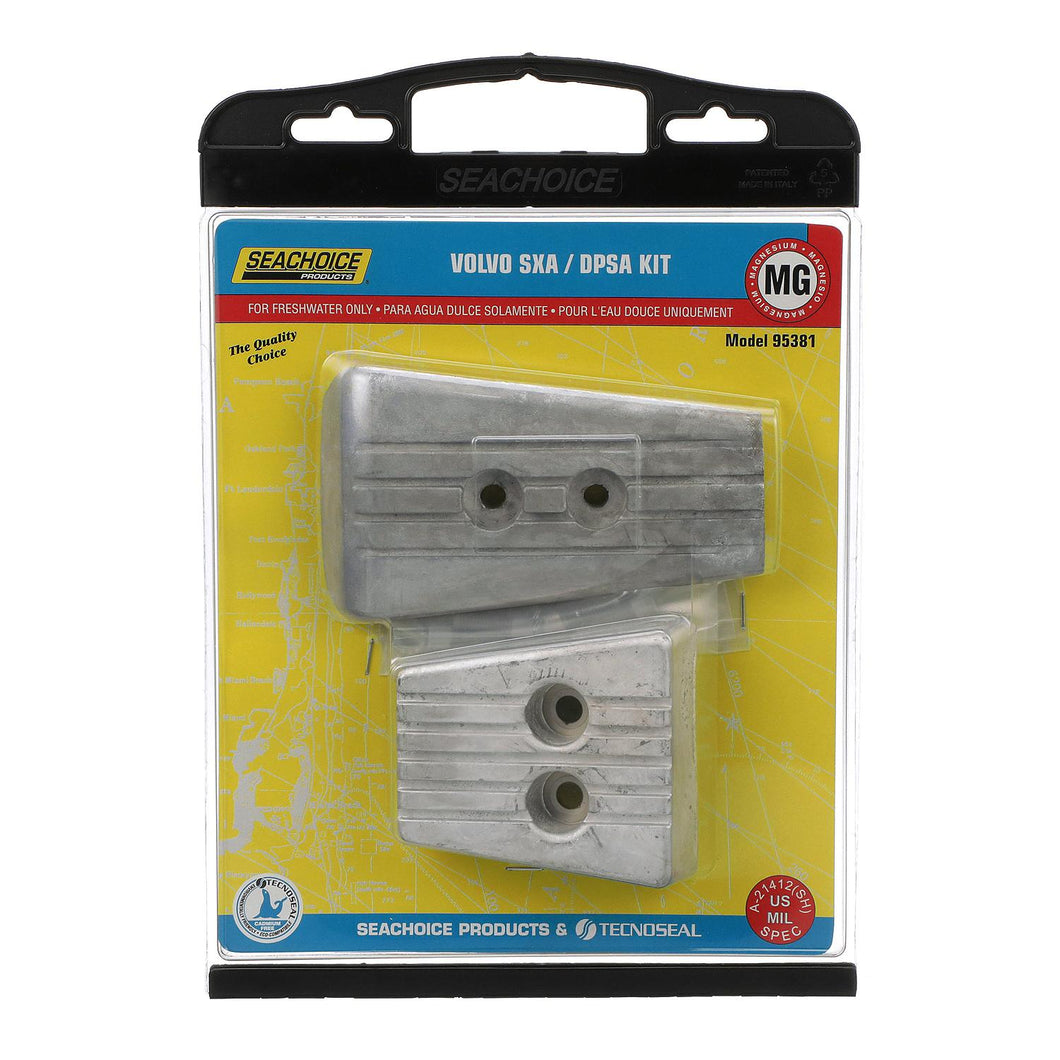 Seachoice 95381 Volvo Anode Kit, Magnesium, Fits SXA/DPSA Default Title -Modern Boat Sales & Service
