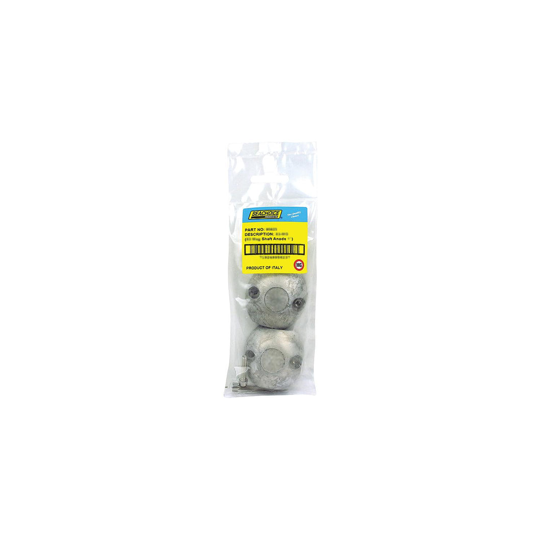 Seachoice 95633 Streamlined Shaft Anode w/Allen Screw, Magnesium, Model X7, Size 1-1/2