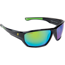 Seachoice 98827 "Rapids" Polarized Sunglasses, Frame: Shiny Black, Lens: Green Mirror -Modern Boat Sales & Service