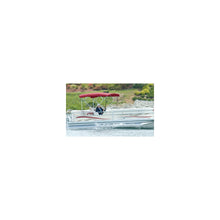 Carver 510A08 48 High 4 Bow Square Tube Pontoon UPS-able Bimini Top, Burgandy Fabric Only -Modern Boat Sales & Service